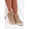 Zimní dámské boty s kožešinou Lee Cooper LCJ-25-01-3736 Béžové (Veľkosť 36)