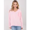 Dámska blúzka over size svetlo-ružová IT-BZ-6694.69 (Farba Svetlo-ružová, Veľkosť ONE SIZE)