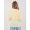 Dámska blúzka s čipkou svetlo-žltá IT-BZ-9962.98 (Farba Svetlo-žltá, Veľkosť ONE SIZE)