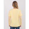 Dámska blúzka s čipkou svetlo-žltá MI-BZ-4227.61 (Farba Svetlo-žltá, Veľkosť ONE SIZE)