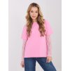 Dámska blúzka s čipkou ružová MI-BZ-4227.61 (Farba Ružová, Veľkosť ONE SIZE)