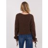 Dámsky sveter farba Hnedá kód MI-SW-1512.28 (Farba Hnedá, Veľkosť ONE SIZE)