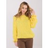 Dámsky sveter farba Žltá kód MI-SW-1512.28 (Farba Žltá, Veľkosť ONE SIZE)