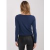 Dámska blúzka s dlhým rukávom granatovo-modrá WT-BZ-A1159.93 (Farba Granatovo-modrá, Veľkosť ONE SIZE)