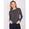 Dámska blúzka s dlhým rukávom grafitovo-sivá WT-BZ-A1172.27 (Farba Grafitovo-sivá, Veľkosť ONE SIZE)