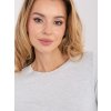 Dámska blúzka s dlhým rukávom svetlo-sivá WT-BZ-A1172.27 (Farba Svetlo-sivá, Veľkosť ONE SIZE)