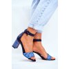 Dámske Sandále maciejka kožené tmavo modré 04235-17/00-5 / 04235-17 NAVY (Veľkosť 41)