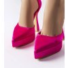 Dámske ružové lodičky, elegantné topánky na špičku, kód 2630-1 FUCHSIA (Veľkosť 36)
