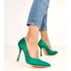 Dámske topánky lodičky zelené kód AH-42 - GM AH-42 GREEN 38 - GM (Veľkosť 38)