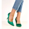 Dámske topánky lodičky zelené kód AH-42 - GM AH-42 GREEN 38 - GM (Veľkosť 38)