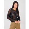 Dámska blúzka formálny štýl čierna IT-BZ-22125.60 (Farba Čierna, Veľkosť ONE SIZE)