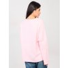 Dámska blúzka over size svetlo-ružová IT-BZ-6527.64 (Farba Svetlo-ružová, Veľkosť ONE SIZE)