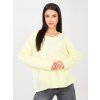Dámska blúzka over size svetlo-žltá IT-BZ-6527.64 (Farba Svetlo-žltá, Veľkosť ONE SIZE)