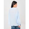 Dámska blúzka košeľová svetlo-modrá IT-BZ-6714.63 (Farba Svetlo-modrá, Veľkosť ONE SIZE)