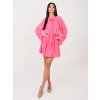 Dámske tmavo-ružove šaty elegantné kód produktu MI-SK-A1554.67 (Farba Tmavo-ružová, Veľkosť ONE SIZE)