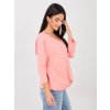 Dámska blúzka over size broskyňová RV-BZ-A1091.16 (Farba Broskyňová, Veľkosť S/M)