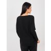 Dámska blúzka basic čierna RV-BZ-A1092.47 (Farba Čierna, Veľkosť S/M)