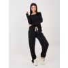 Dámska blúzka basic čierna RV-BZ-A1093.77 (Farba Čierna, Veľkosť S/M)