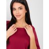 Dámske jednofarebné farba bordová kód RV-TS-A1090.30 (Farba Bordová, Veľkosť S/M)