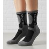 Čierno-biele teplé ponožky Sella ASP6-30 BLACK 39-42 - GM (Veľkosť 39-42)