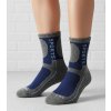 Sivé teplé ponožky s tmavomodrým akcentom Siera BSP6-30 NAVY 39-42 - GM (Veľkosť 39-42)