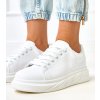 Dámske topánky tenisky biele kód A-70 - GM A-70 WHITE 38 - GM (Veľkosť 39)