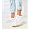 Dámske topánky tenisky biele kód A-70 - GM A-70 WHITE 38 - GM (Veľkosť 39)