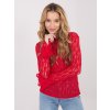 Dámska blúzka s čipkou červená IT-BZ-9970.97 (Farba Červená, Veľkosť ONE SIZE)