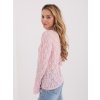 Dámska blúzka s čipkou svetlo-ružová IT-BZ-9970.97 (Farba Svetlo-ružová, Veľkosť ONE SIZE)