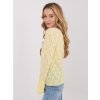 Dámska blúzka s čipkou svetlo-žltá IT-BZ-9970.97 (Farba Svetlo-žltá, Veľkosť ONE SIZE)