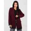 Dámske sako farba Bordová kód IT-MA-FL9916-3.18P (Farba Bordová, Veľkosť ONE SIZE)
