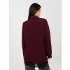 Dámske sako farba Bordová kód IT-MA-FL9916-3.18P (Farba Bordová, Veľkosť ONE SIZE)