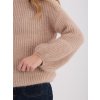 Dámsky sveter farba Béžová kód MO-SW-1612.72 (Farba Béžová, Veľkosť ONE SIZE)