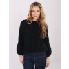 Dámsky sveter farba Čierna kód MO-SW-1612.72 (Farba Čierna, Veľkosť ONE SIZE)