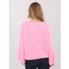 Dámsky sveter farba Ružová kód MO-SW-1612.72 (Farba Ružová, Veľkosť ONE SIZE)