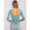 Dámska blúzka s dlhým rukávom pistáciová WT-BZ-A1220.71 (Farba Pistáciová, Veľkosť ONE SIZE)
