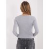 Dámska blúzka s dlhým rukávom svetlo-sivá WT-BZ-A1226.91 (Farba Svetlo-sivá, Veľkosť ONE SIZE)
