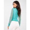 Dámska blúzka formálny štýl tyrkysová IT-BZ-21830.04 (Farba Tyrkysová, Veľkosť ONE SIZE)