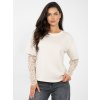 Dámska blúzka s čipkou béžová IT-BZ-22128.27 (Farba Béžová, Veľkosť ONE SIZE)