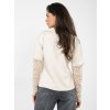 Dámska blúzka s čipkou béžová IT-BZ-22128.27 (Farba Béžová, Veľkosť ONE SIZE)