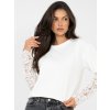 Dámska blúzka s čipkou okrová IT-BZ-22128.27 (Farba Okrová, Veľkosť ONE SIZE)