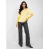 Dámska blúzka s čipkou svetlo-žltá IT-BZ-22128.27 (Farba Svetlo-žltá, Veľkosť ONE SIZE)