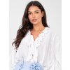 Dámska blúzka košeľová biela IT-BZ-6714.63 (Farba Biela, Veľkosť ONE SIZE)