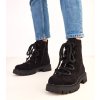 Dámske členkové topánky čierne kód 168-572 - GM 168-572 BLACK 38 - GM (Veľkosť 40)