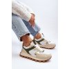Dámské sportovní boty tenisky Beige-Zelené Ralita (Veľkosť 37)