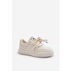 Dámské tenisky z ekokůže béžové Avanalis (Veľkosť 36)