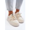 Dámské tenisky z ekokůže béžové Avanalis (Veľkosť 36)