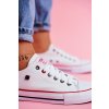 Dámske biele tenisky big star t274022 / T274022 WHITE (Veľkosť 36)