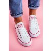 Dámske biele tenisky big star t274022 / T274022 WHITE (Veľkosť 36)