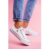 Dámske biele tenisky big star t274022 / T274022 WHITE (Veľkosť 36)